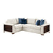 8548BE*4SCACCLA2 3-Piece Sectional with Pull-out Bed and Click Motion Back