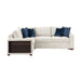 8548BE*4SCACCLA2 3-Piece Sectional with Pull-out Bed and Click Motion Back
