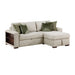 8548*3VC15ACLA2 2-Piece Sectional with Reversible Chaise, Pull-out Bed and Hidden Storage, Click Motion Back