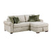 8548*3VC15ACLA4 2-Piece Sectional with Reversible Chaise, Pull-out Bed and Hidden Storage, Click Motion Back