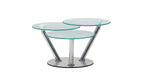 Contemporary Triple Surface Cocktail Table 8643-CT