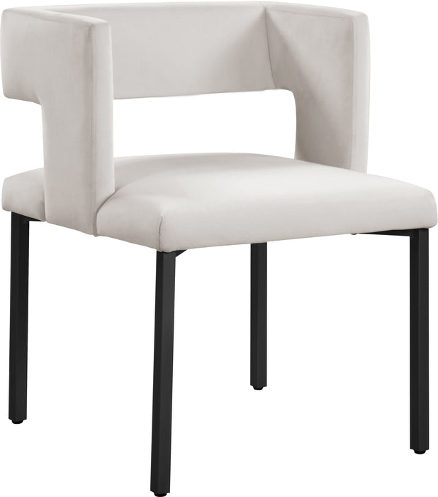 Caleb Velvet Upholstered Dining Chair