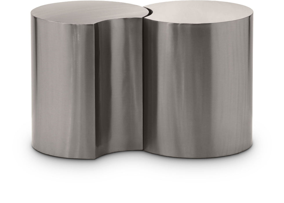 Dimple Iron Nesting 2pc. Modular End / Side Table