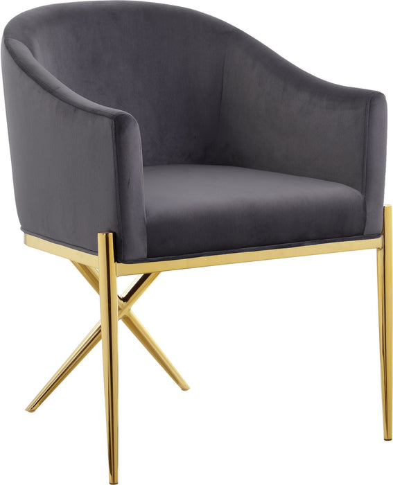 Xavier Velvet Upholstered Dining Chair