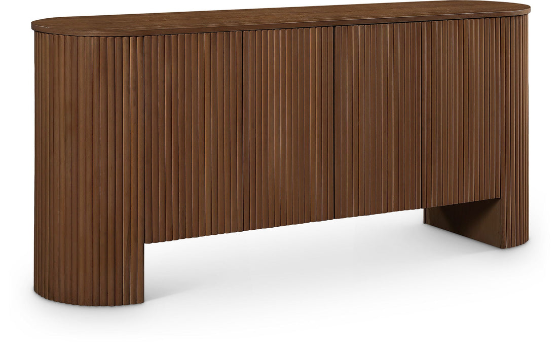 Belinda Beech Wood And Oak Veneer Sideboard / Buffet