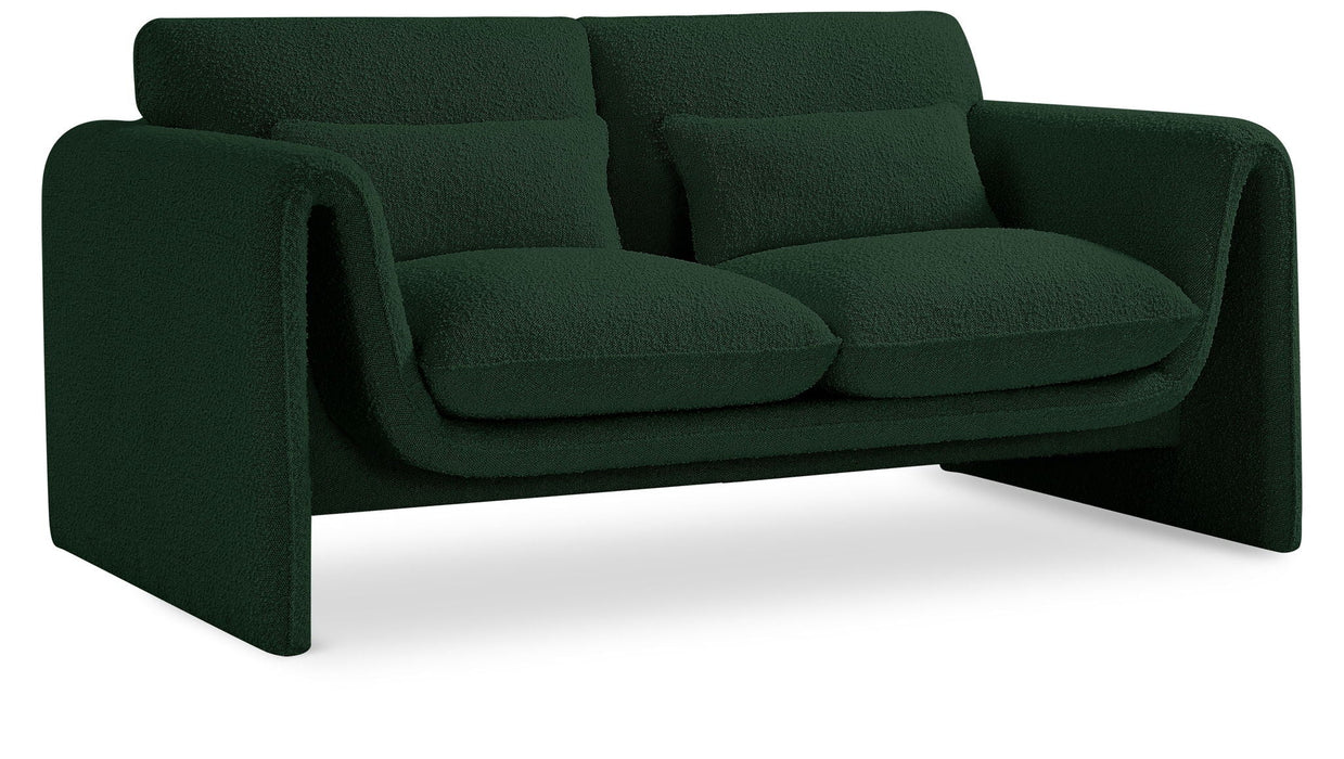 Stylus 64" Boucle Fabric Upholstered Loveseat