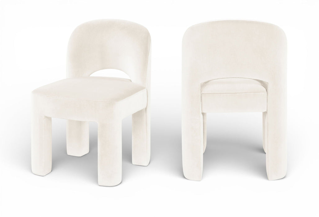 Celine Velvet Performance Fabric Upholstered Dining Chair