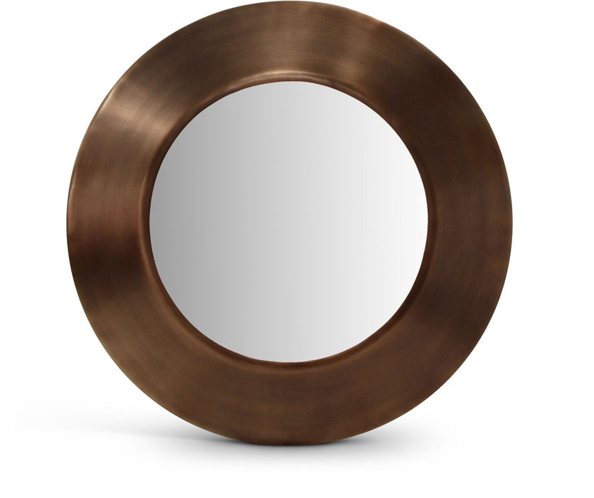 Sphere 24" W X 24" H Iron Frame Mirror