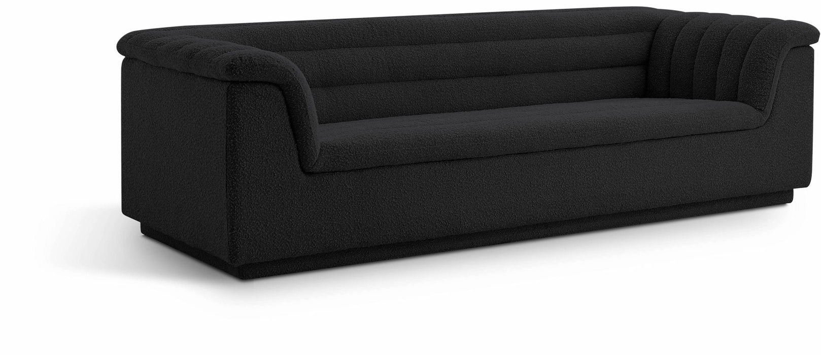 Cascade 94" Boucle Fabric Upholstered Sofa