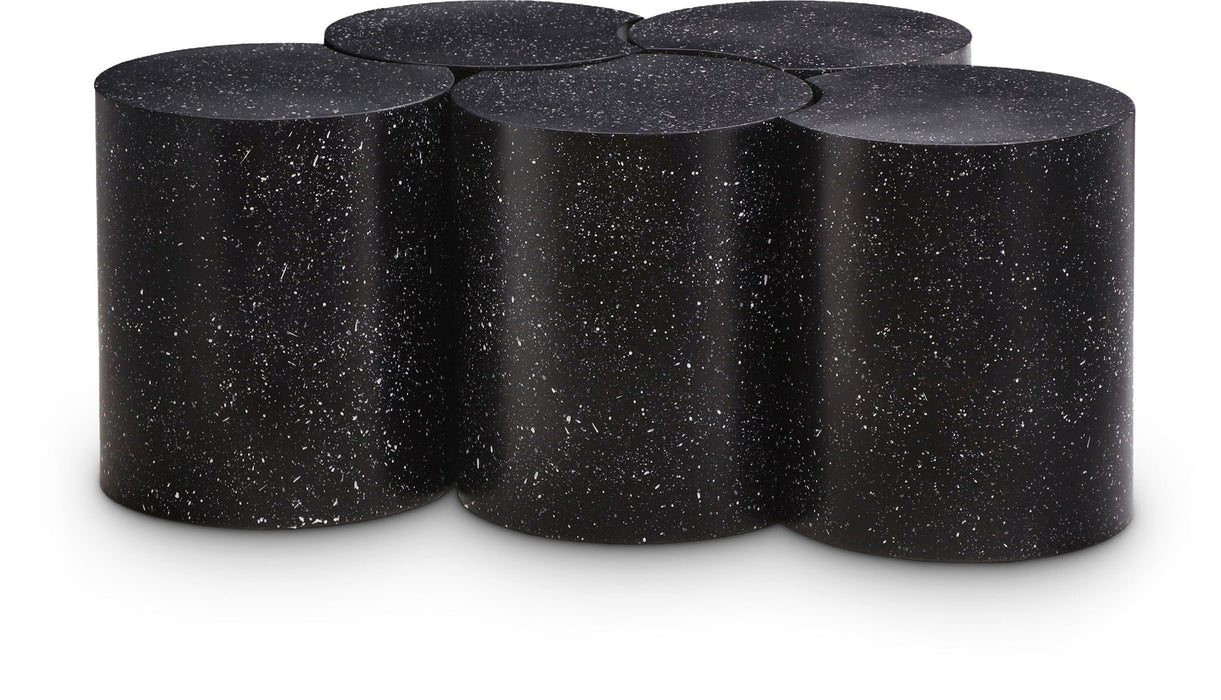Dimple Terrazzo Pattern Iron Nesting 5pc. Modular Coffee Table
