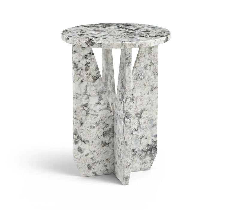 Alba Genuine Marble End Table