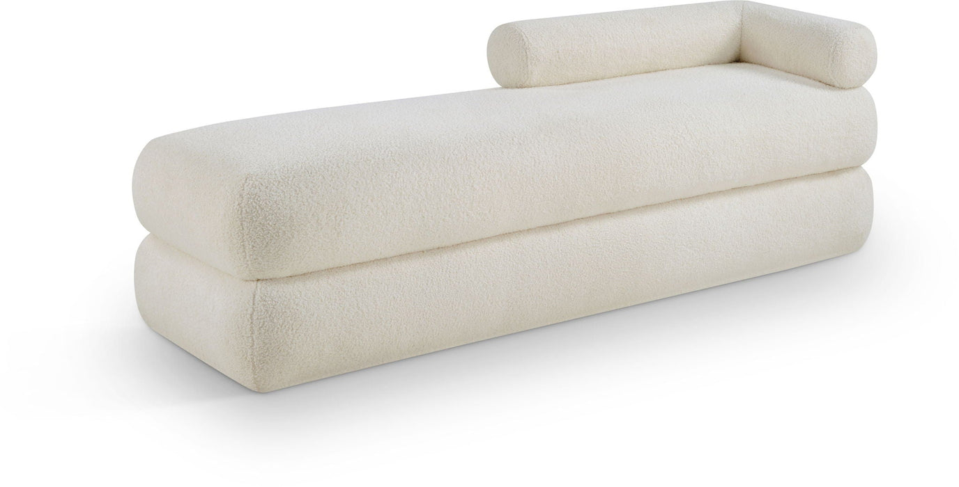 Kennedy Teddy Fabric Upholstered Bench