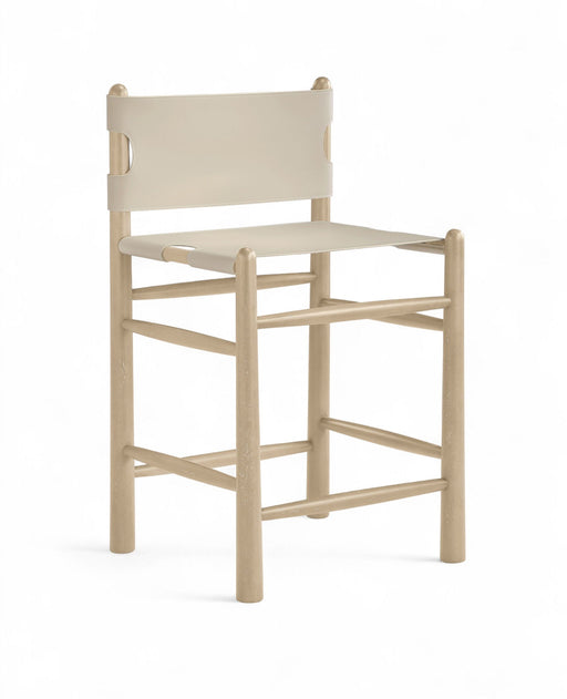 Santos Vegan Leather Upholstered Counter Stool