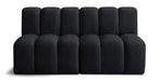 Arc 60" Velvet Upholstered 2pc. Modular Sectional