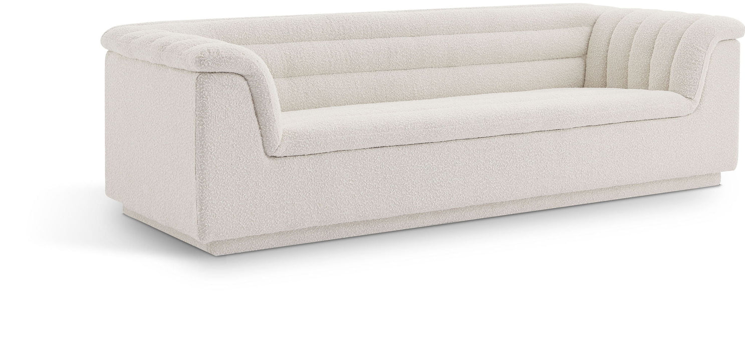 Cascade 94" Boucle Fabric Upholstered Sofa
