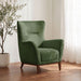 Catala Upholstered High Back Accent Chair Matcha and Coffee