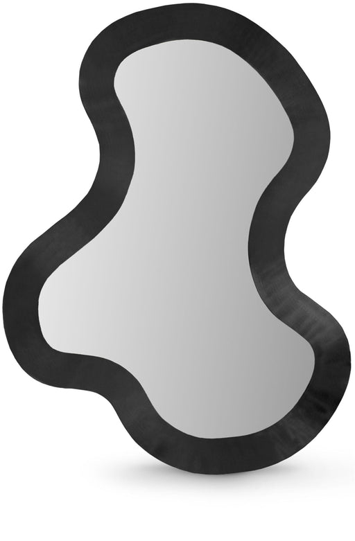 Oblique 28" W X 38" H Iron Frame Mirror