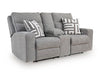 Biscoe Power Reclining Loveseat with Console