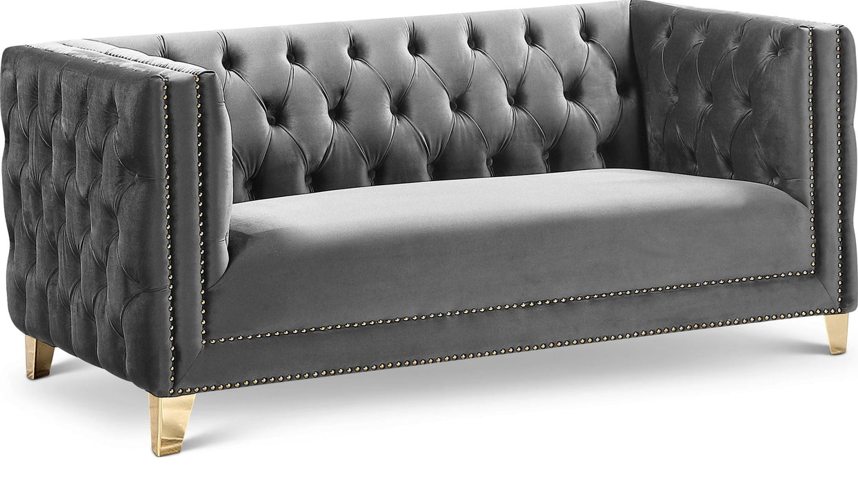 Michelle 66" Velvet Upholstered Loveseat