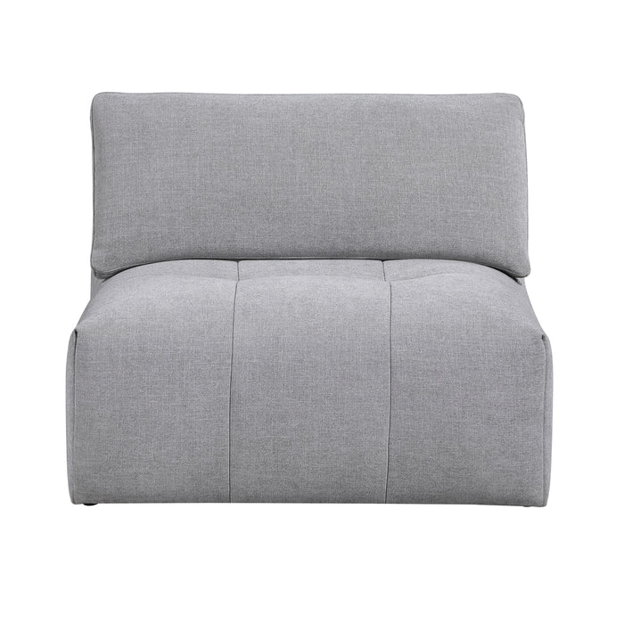 9155GY*61L1R2OT 6-Piece Modular Sectional with Two Ottomans