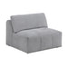 9155GY*61L1R2OT 6-Piece Modular Sectional with Two Ottomans