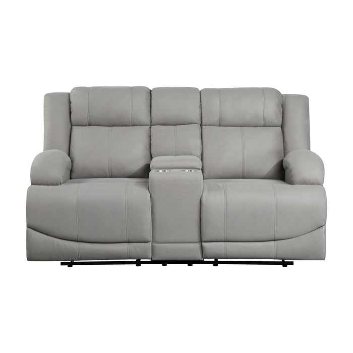 Camryn Double Reclining Love Seat with Center Console