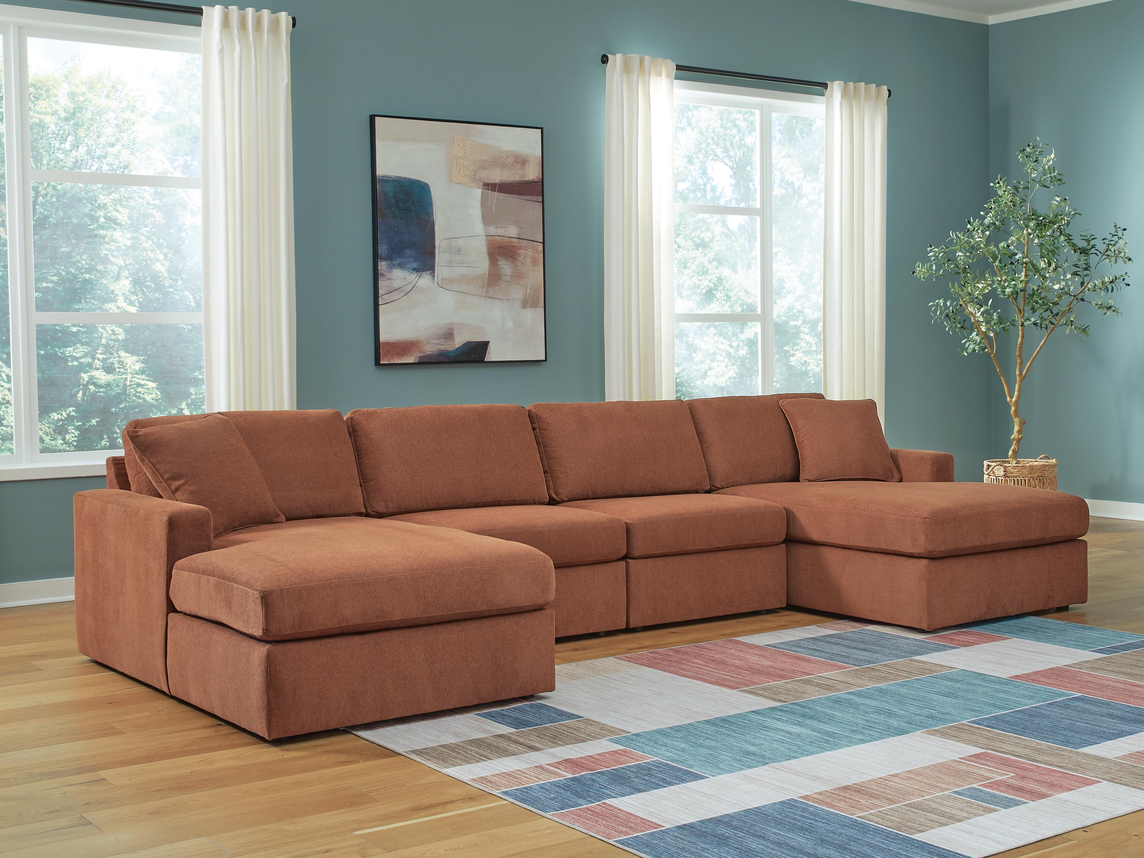 Modmax 4-Piece Double Storage Chaise Sectional