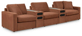 Modmax 5-Piece Sectional - Armless Chair, 2 Consoles with Audio System, LAF Corner Chair, RAF Corner Chair