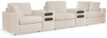 Modmax 5-Piece Sectional - Armless Chair, 2 Consoles with Audio System, LAF Corner Chair, RAF Corner Chair