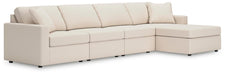 Modmax 4-Piece Sectional with Chaise - RAF Corner Chaise, 2 Armless Chairs, LAF Corner Chair