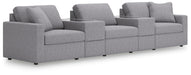 Modmax 5-Piece Sectional - Armless Chair, 2 Consoles with Storage, LAF Corner Chair, RAF Corner Chair