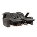 Tabor Power Double Reclining Love Seat with Center Console, Power Headrests, Storage Arms and Cup Holders