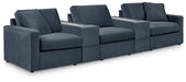 Modmax 5-Piece Sectional - Armless Chair, 2 Consoles with Storage, LAF Corner Chair, RAF Corner Chair