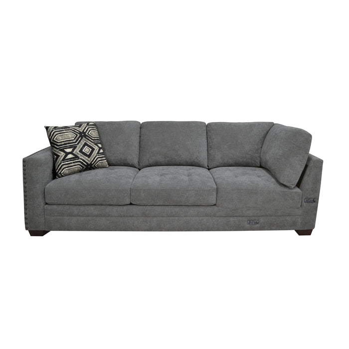 Sidney (3)3-Piece Sectional with Storage Ottoman and USB Ports