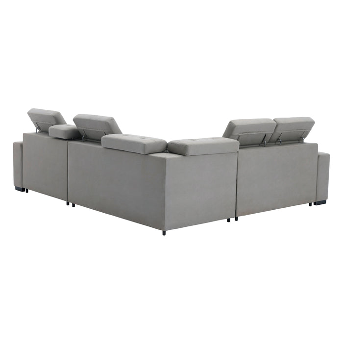 Farrah 3-Piece Sectional with Adjustable Headrests