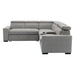 Farrah (3)3-Piece Sectional with Adjustable Headrests, Pull-out Bed and Console