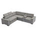 Farrah 3-Piece Sectional with Adjustable Headrests