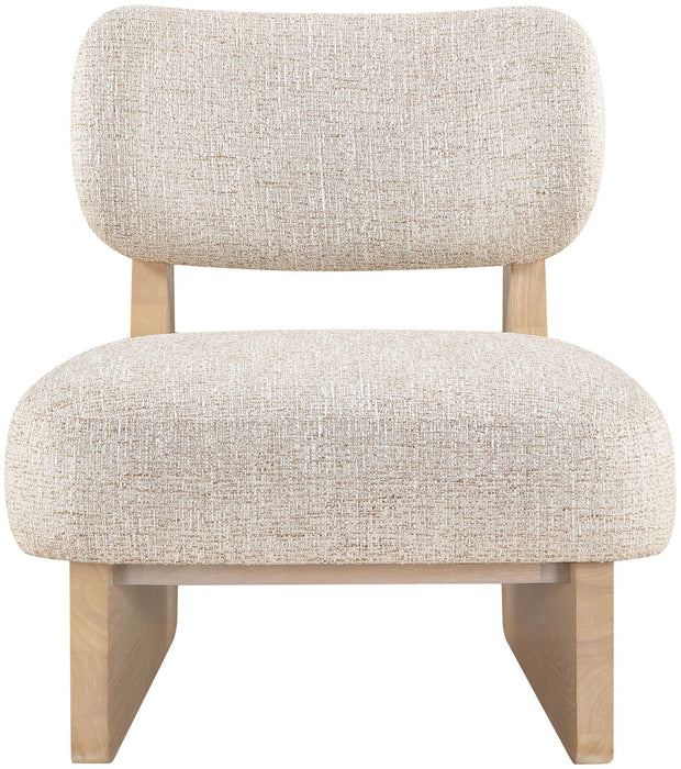 Vetra Linen Textured Fabric Upholstered Chair