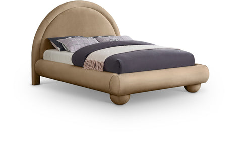 Cama tapizada de terciopelo Madrid
