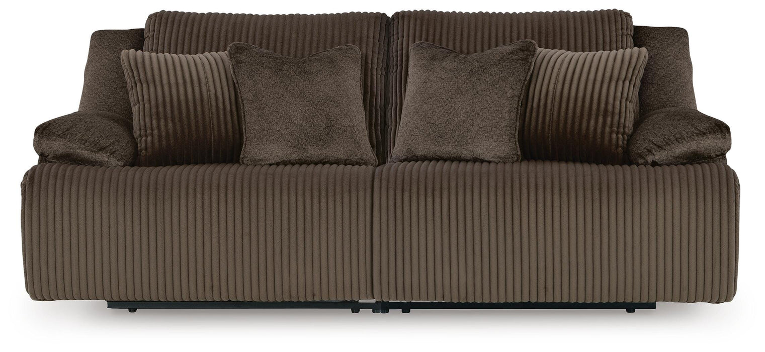 Top Tier 2-Piece Reclining Sectional Loveseat