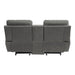 Clifton Double Glider Reclining Love Seat with Center Console
