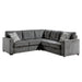 Lanning (3)3-Piece Sectional with Pull-out Bed and Pull-out Ottoman