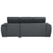 Berel (2)2-Piece Sectional with Adjustable Headrests, Pull-out Bed and Right Chaise with Hidden Storage