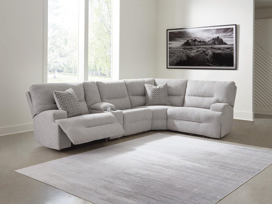 Acklen Place 5-Piece Power Reclining Sectional with Storage Console - image 2