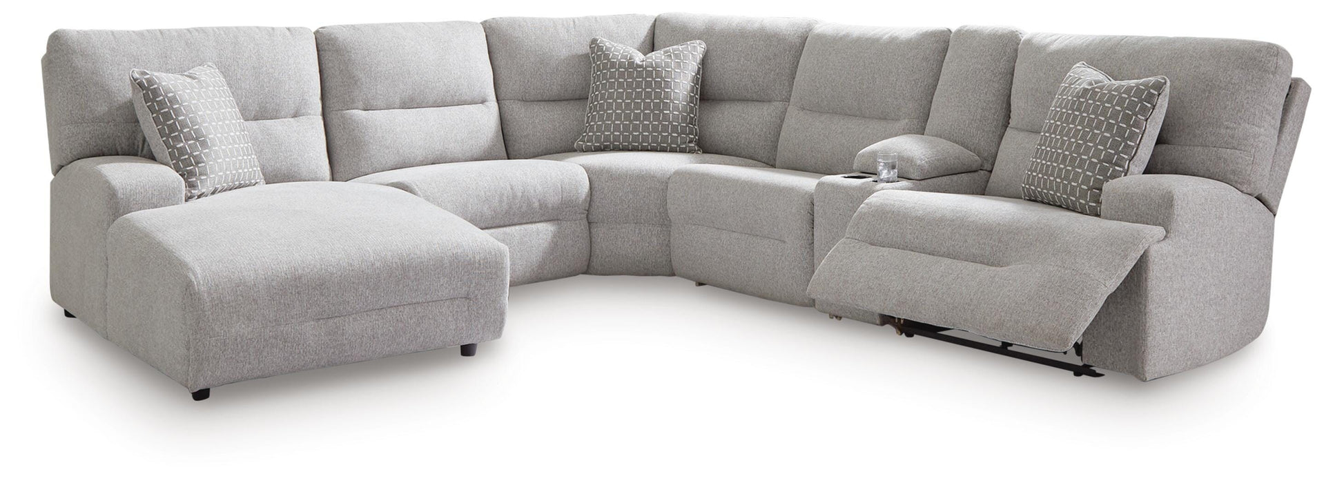 Acklen Place 6-Piece Power Reclining Sectional with Chaise