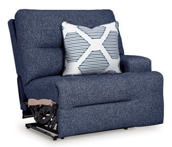 Acklen Place Power Armless Recliner - Blue