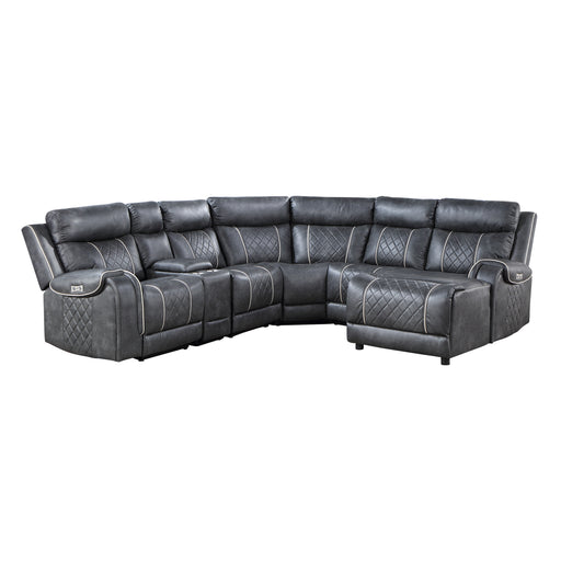 Gabriel (6)6-Piece Modular Power Reclining Sectional with Right Chaise