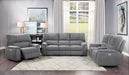 Dickinson Power Double Reclining Sofa with Power Headrests