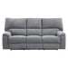 Dickinson Power Double Reclining Sofa with Power Headrests