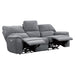 Dickinson Power Double Reclining Sofa with Power Headrests